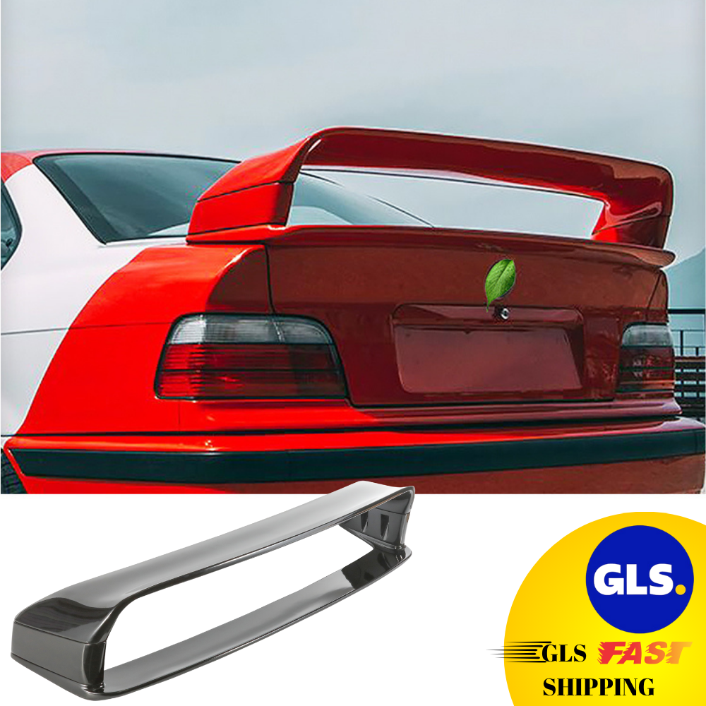 BMW 3 Series E36 1992-1999 Rear Spoiler Gloss Black ABS Plastic AutoVision