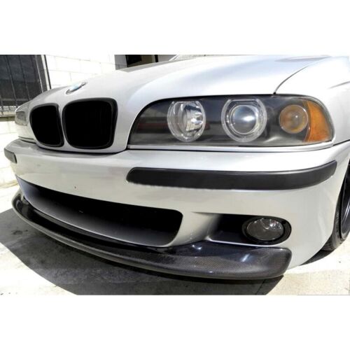 Front Bumper Lip for BMW E39 1995-2003 CSL Style Piano Black Vacuum Plastic AutoVision