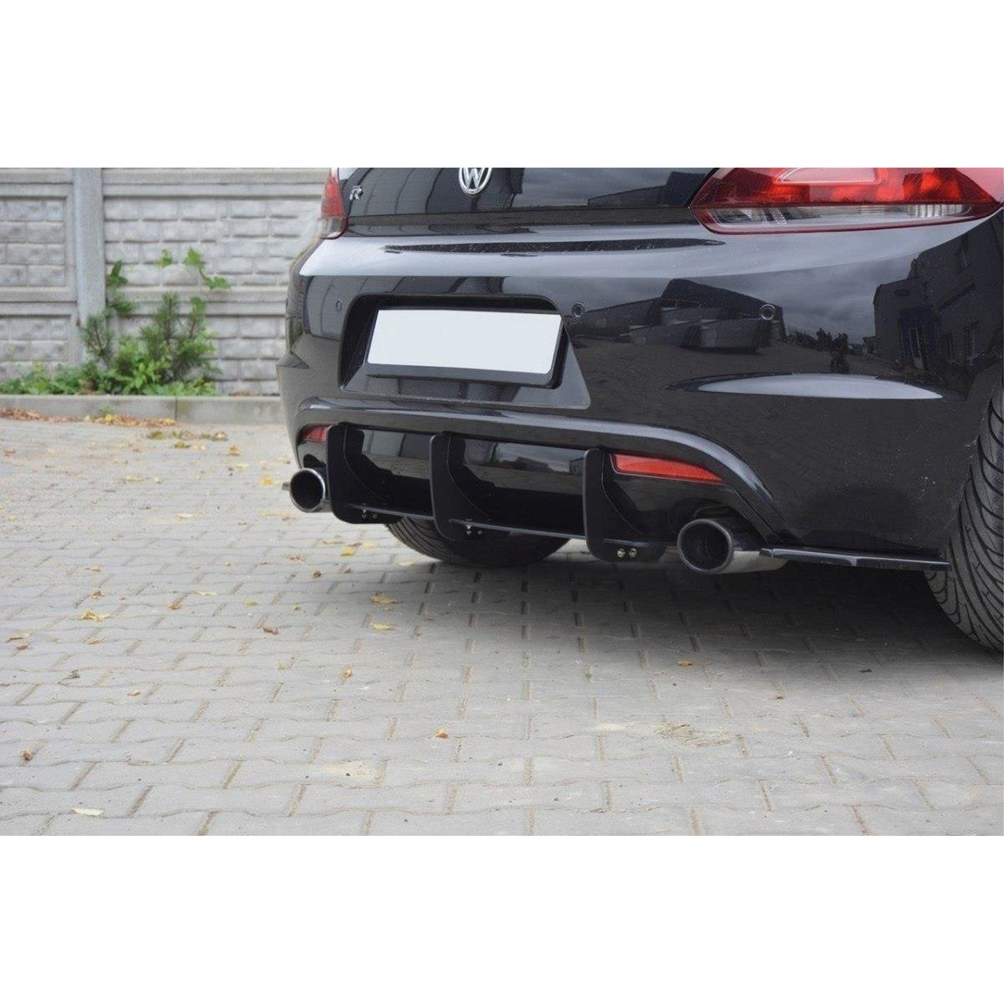 Rear Diffuser for Scirocco R 2008-2017 Mk3 - Mk3 FL Custom Style Car Styling Body Kit Rear Spoiler Splitter