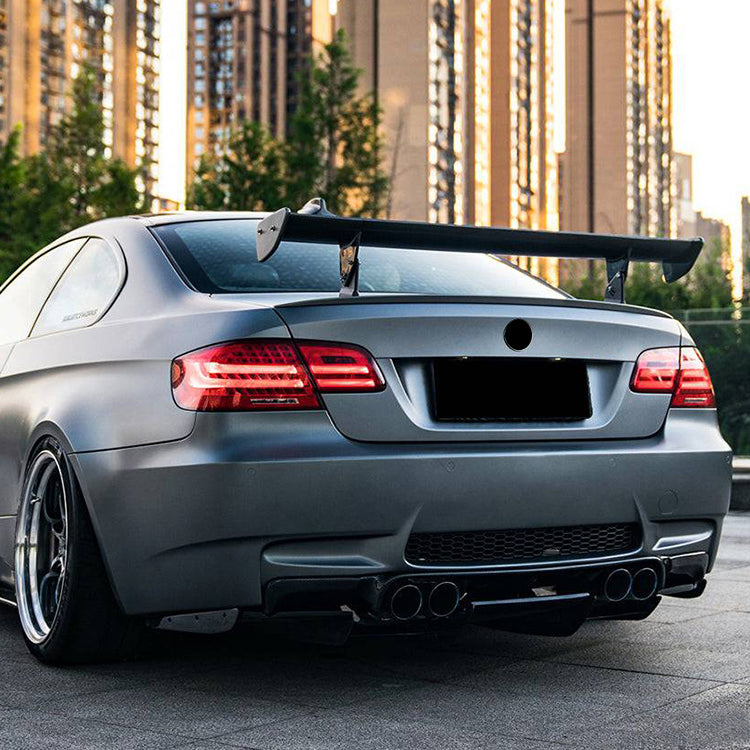 Rear Spoiler For BMW 1M M3 E82 E87 E90 E92 E93 F30 F10 GTS M3 Style Rear Spoiler Piano Black Painted Autovision
