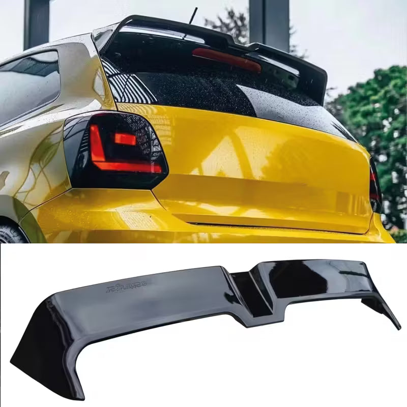 Rear Spoiler For VW Polo MK5 2009 2017 ABS Plastic