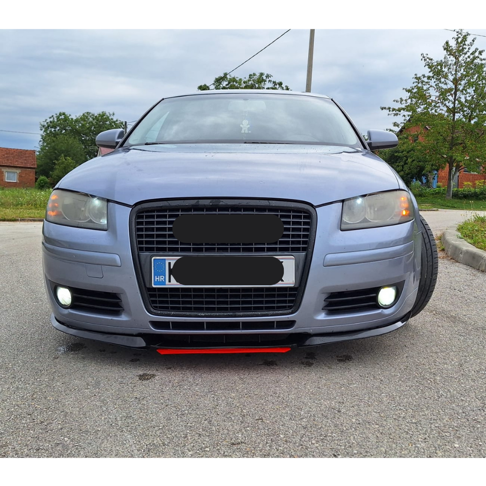 AutoVision NEW Cupra Bat-Lip 4 Pcs./CARBON COATED - Front Bumper Lip All Cars Universal Model