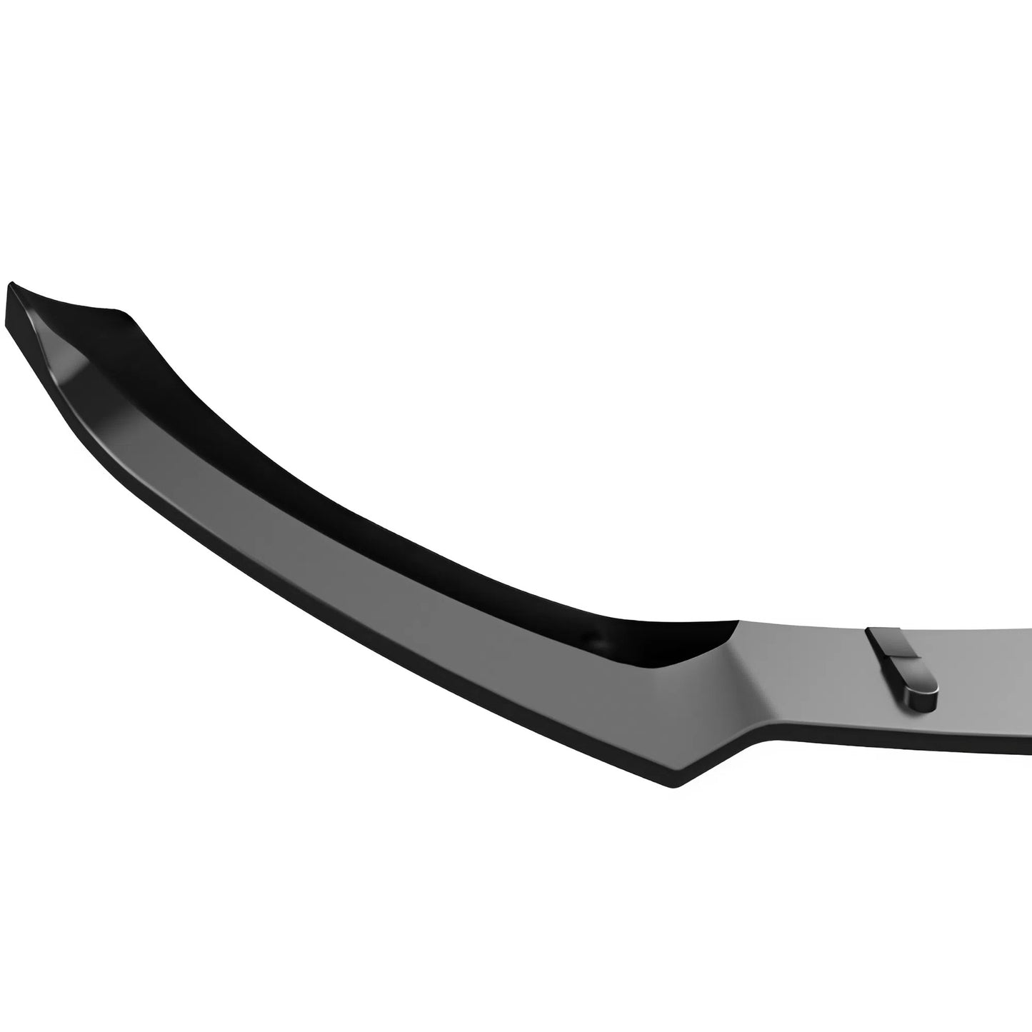 For Mercedes CLA Coupe AMG-Line C118 2019+ Front Splitter Gloss Black ABS Plastic Sport Design Easy Installation