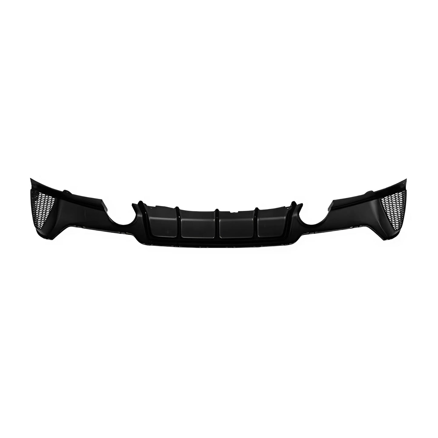 For BMW 4 Series F32 F33 F36 MP Style Rear Lip 2014-2020 Right And Left 1 Exhaust Pipe Gloss Black ABS Rear Diffuser