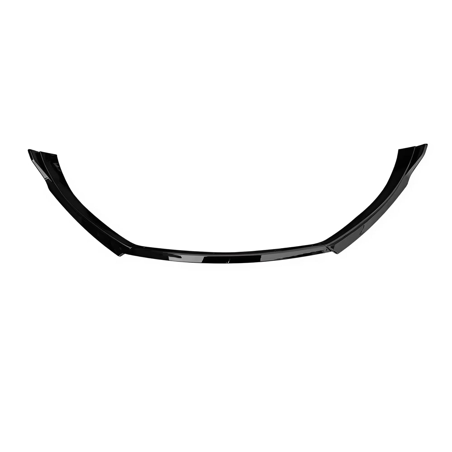 For Volkswagen Golf 6 Three-Section Front Lip Glossy Black ABS Front Bumper Lip Splitter Sport Style Aerodynamic Design Easy Installation