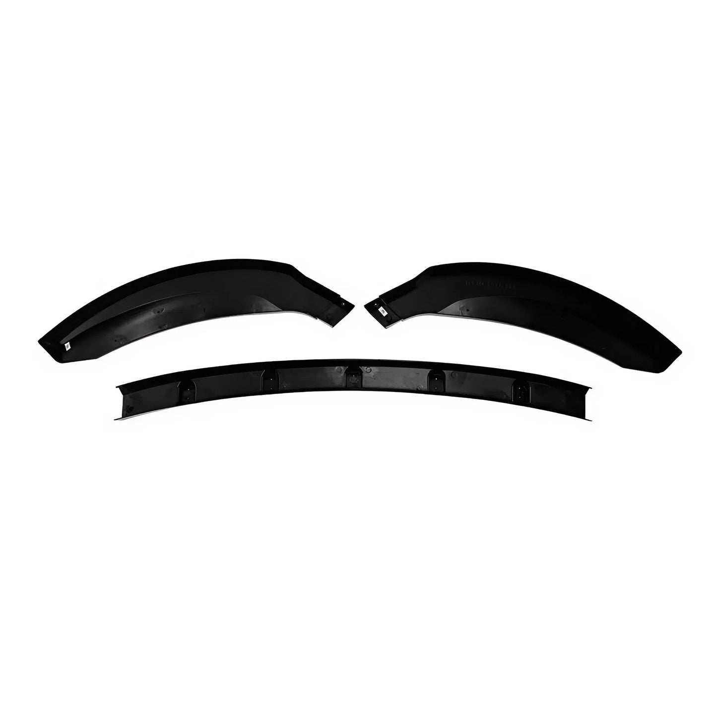 For Seat Leon Cupra MK2 2009-2012 Front Lip 3 Parts Glossy Black ABS Front Bumper Splitter Sport Style Aerodynamic Design Easy Installation