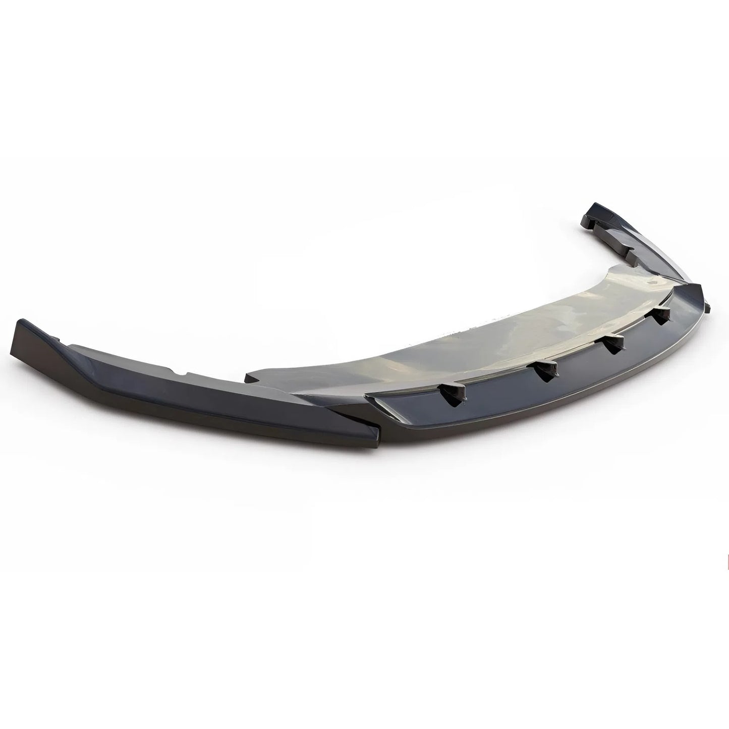 Front Bumper Lip Skoda Octavia 4 2020+ Max V1 Black Vacuum Plastic AutoVision