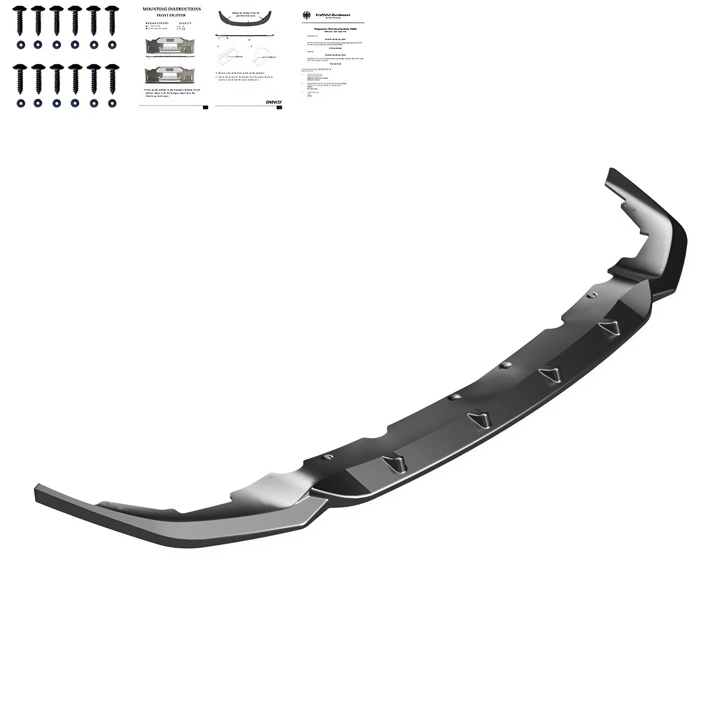 Compatible With BMW 1 Series F40 M-Pack / M135i 2019-2024 Front Splitter With ABE TÜV ONE-WAY