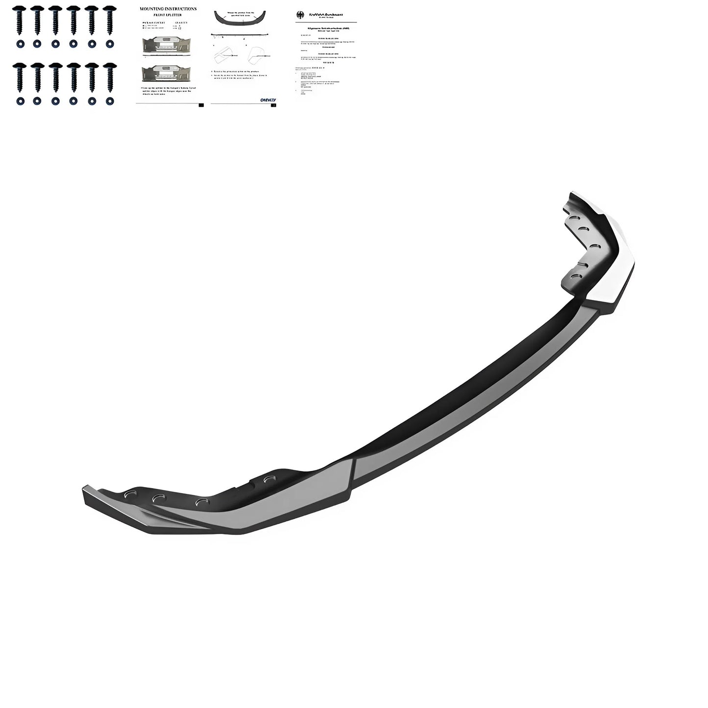 Compatible With BMW 3 Series G20/G21 M-Pack 2018-2022 Front Splitter With ABE TÜV ONE-WAY