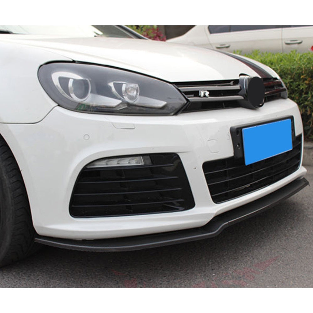 Front Lip for Golf 6 R20 Glossy Black AUTOVISION