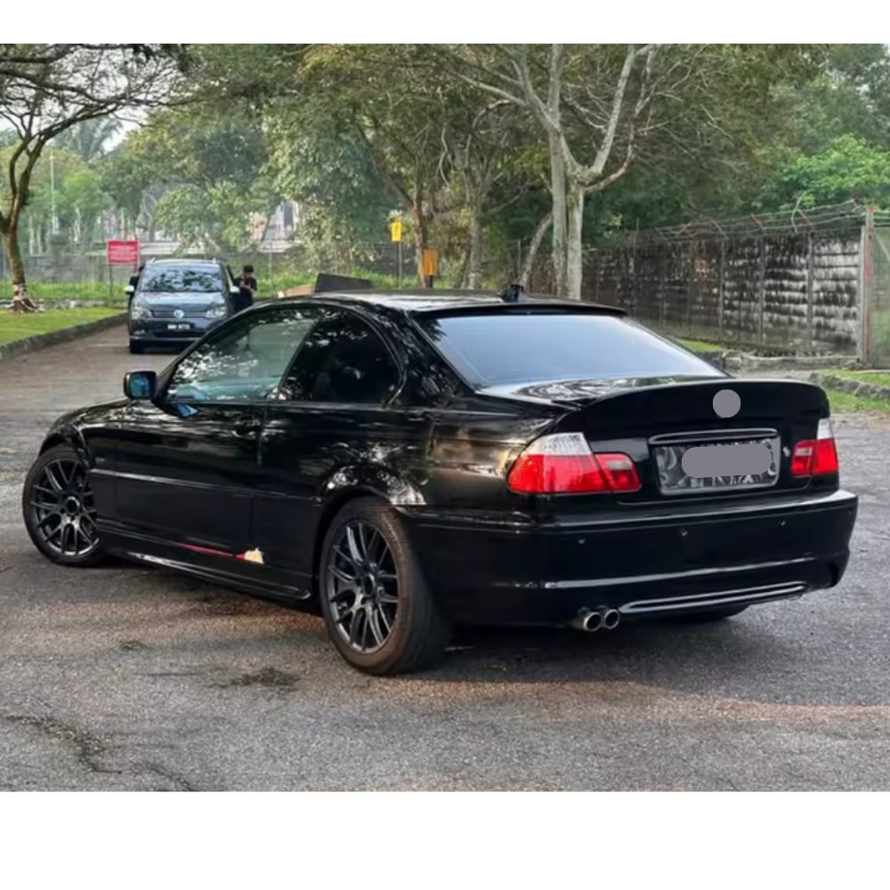 BMW 3 Series E46 1998-2006 CSL Style Injection Molding Large Spoiler Glossy Black