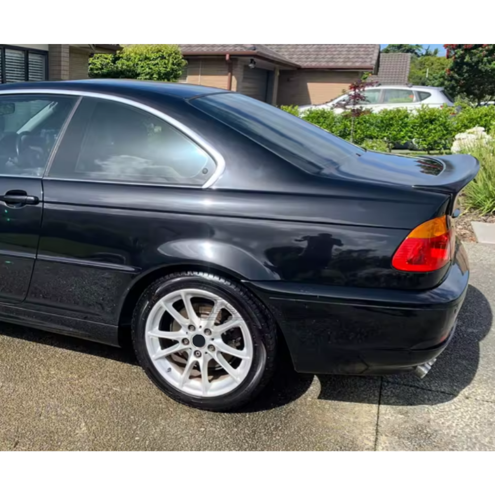 BMW 3 Series E46 1998-2006 CSL Style Injection Molding Large Spoiler Glossy Black