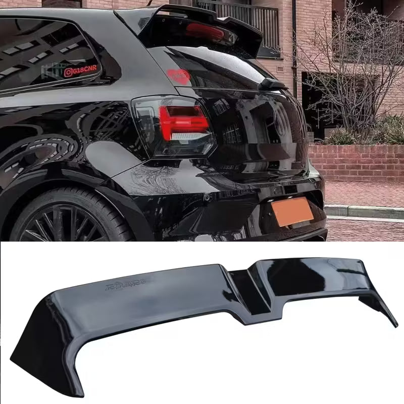 Rear Spoiler For VW Polo MK5 2009 2017 ABS Plastic