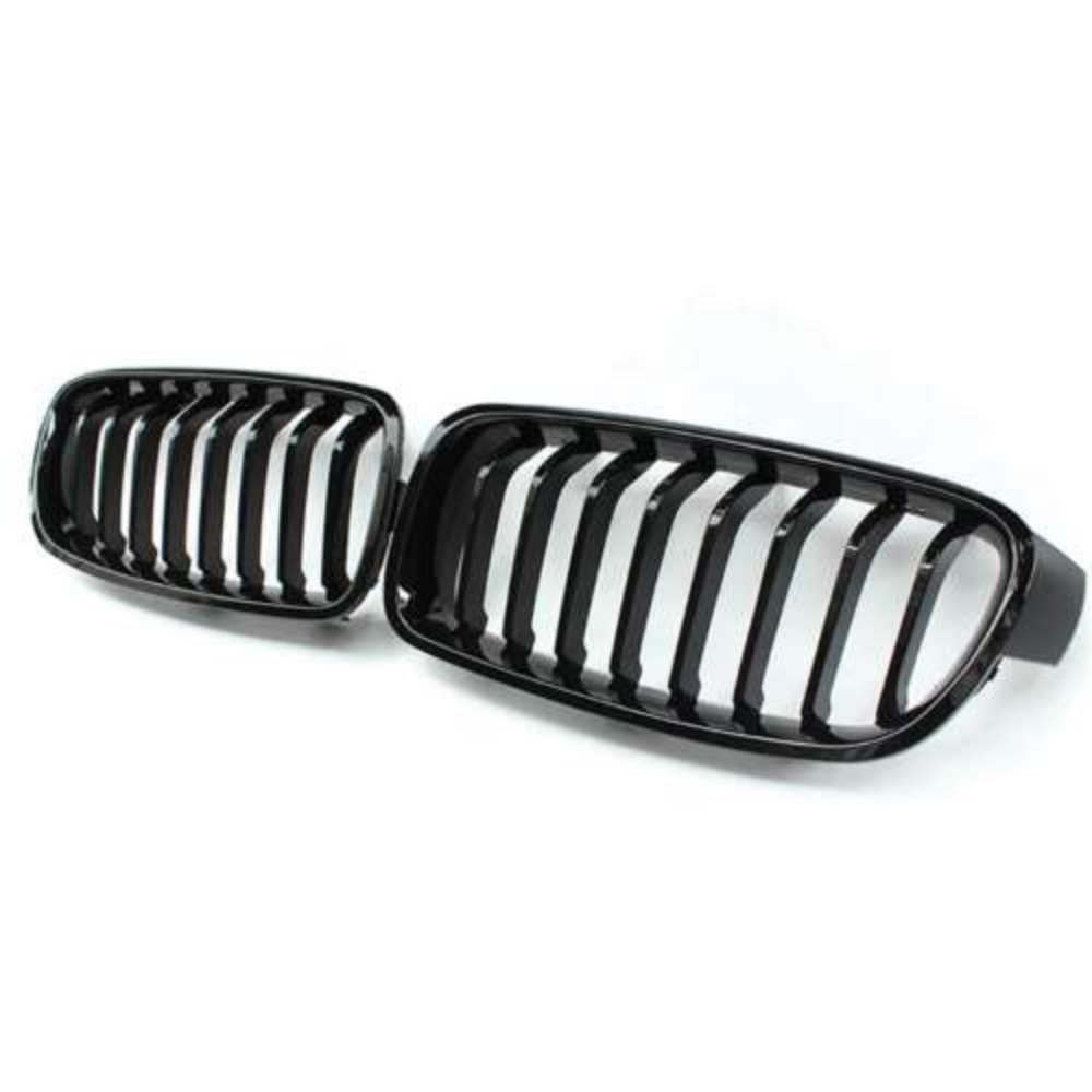 For BMW 3 Series F30 Front Grille 2012-2018 Without Logo Gloss Black AutoVision