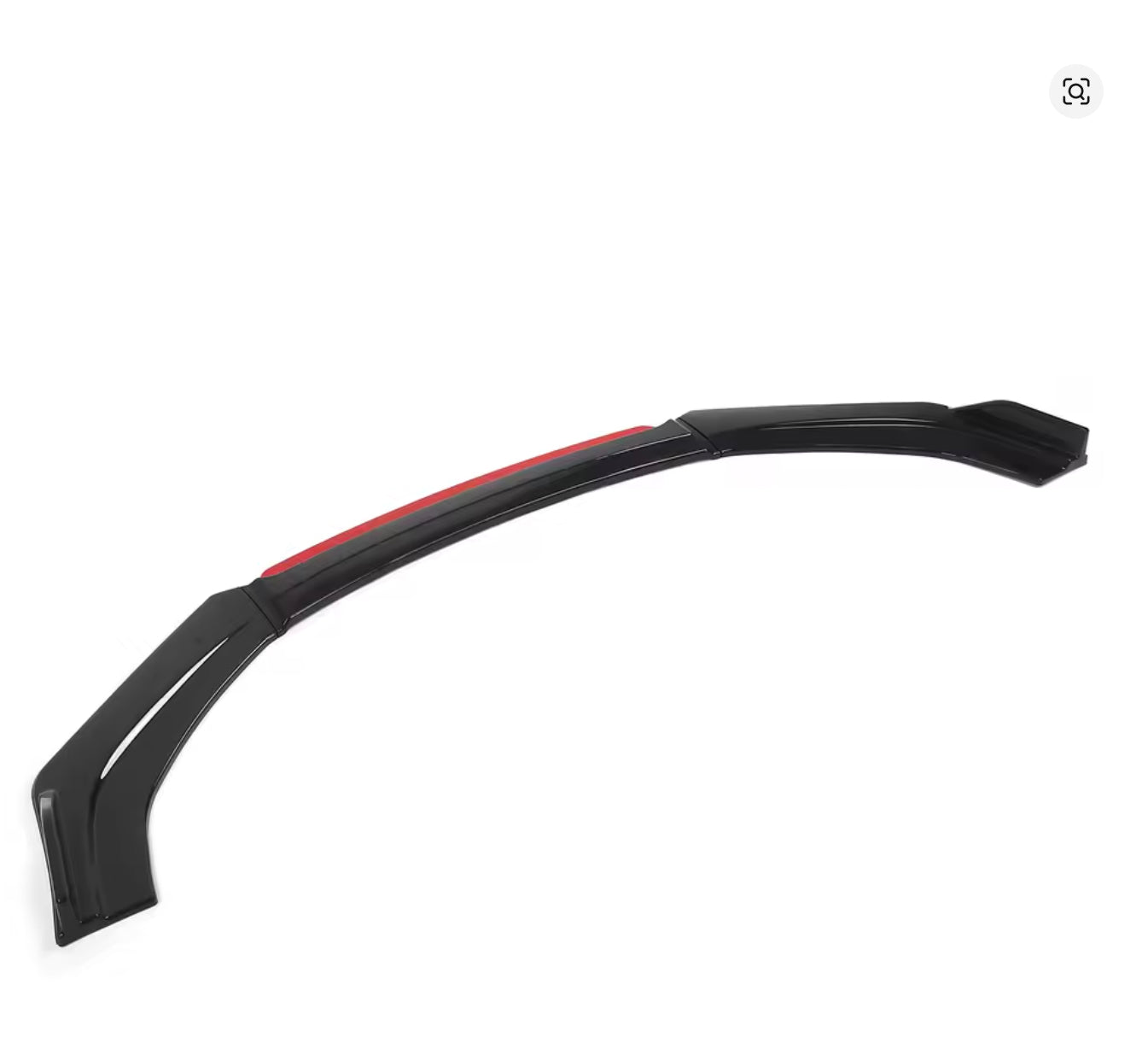 Universal Front Bumper Lip 4pcs Spoiler Chin Body Kit Exterior Aerodynamic Parts Bumper Front Spoiler Gloss Black ABS Splitter Kit