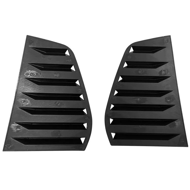 Golf 6 Rear Window Louver Cover Trim Glossy Black ABS Plastic AutoVision