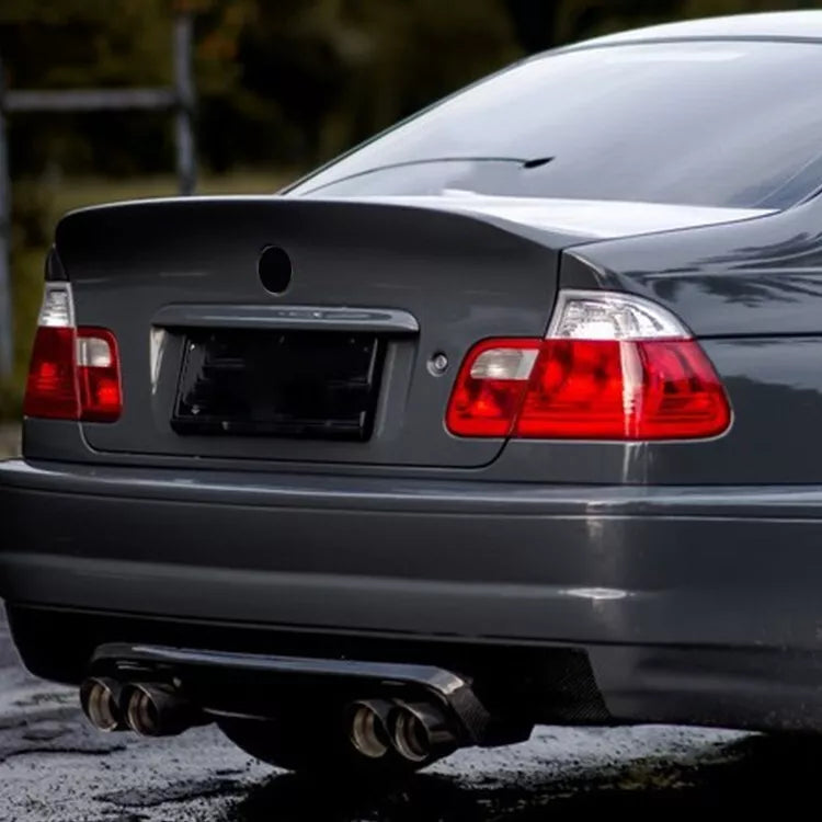BMW 3 Series E46 1998-2006 CSL Style Injection Molding Large Spoiler Glossy Black
