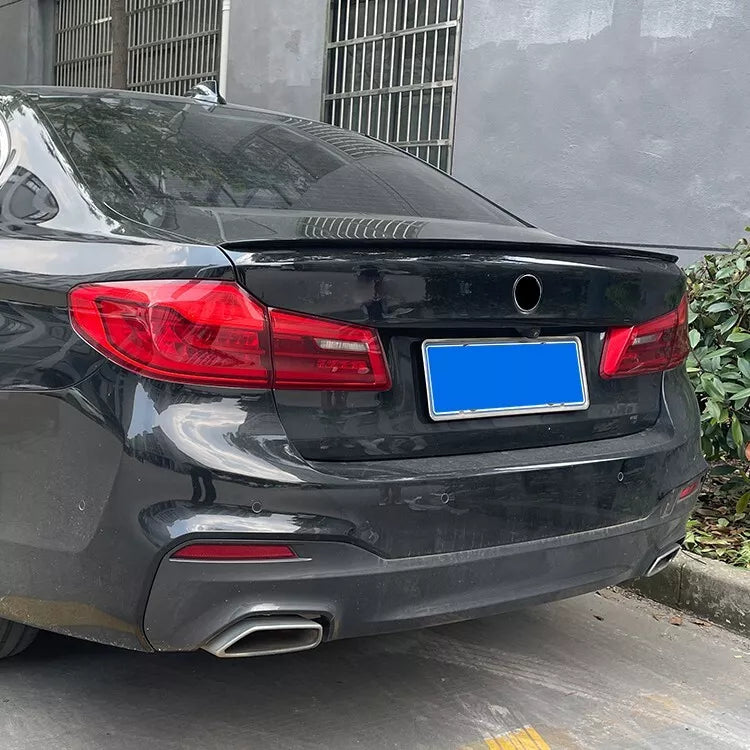 BMW 5 Series G30 M5 Style 2020 Rear Spoiler Glossy Black ABS Plastic AutoVision