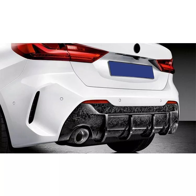 BMW 1 Series F40 Hatchback 2019-2022 Rear Lip Diffuser Glossy Black AutoVision
