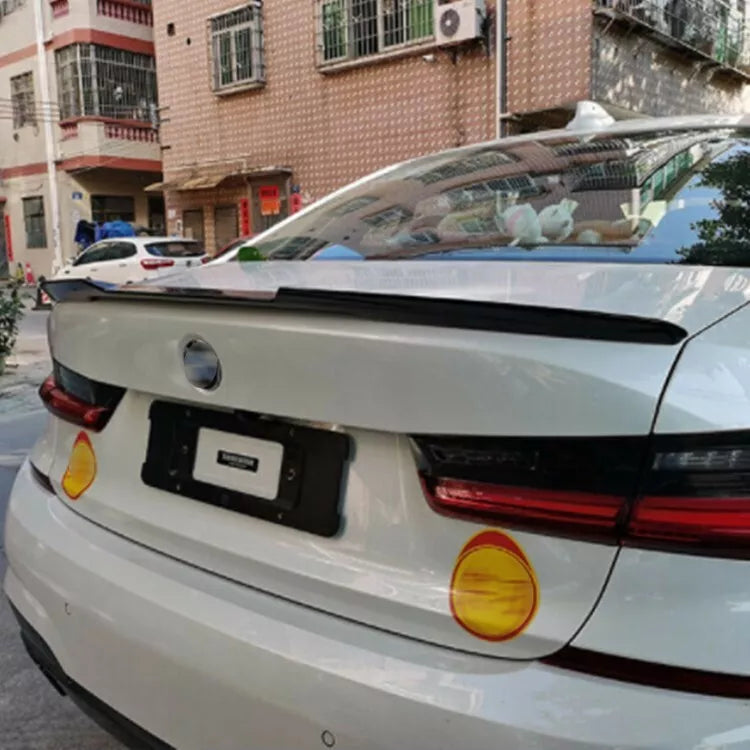 BMW 3 Series G20 M4 Style 2020 Rear Spoiler Glossy Black ABS Plastic AutoVision