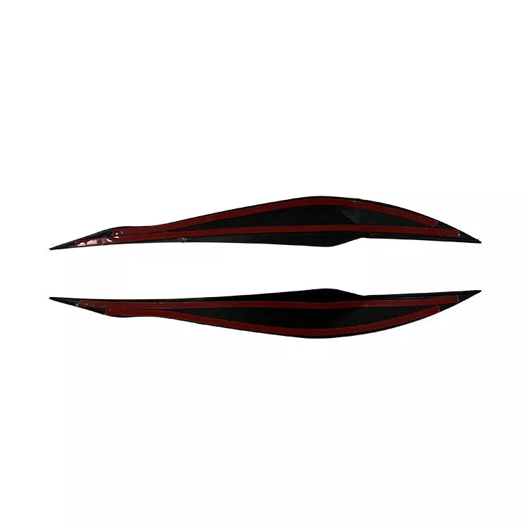 Light Brow For 2012-2018 BMW 3 Series F30 Headlight Cover Eyelid Trim Black AutoVision
