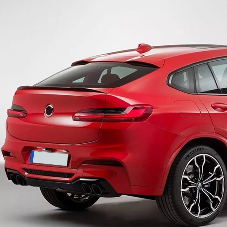 Rear Spoiler BMW X4 G02 2018+ Glossy Black ABS Plastic AutoVision