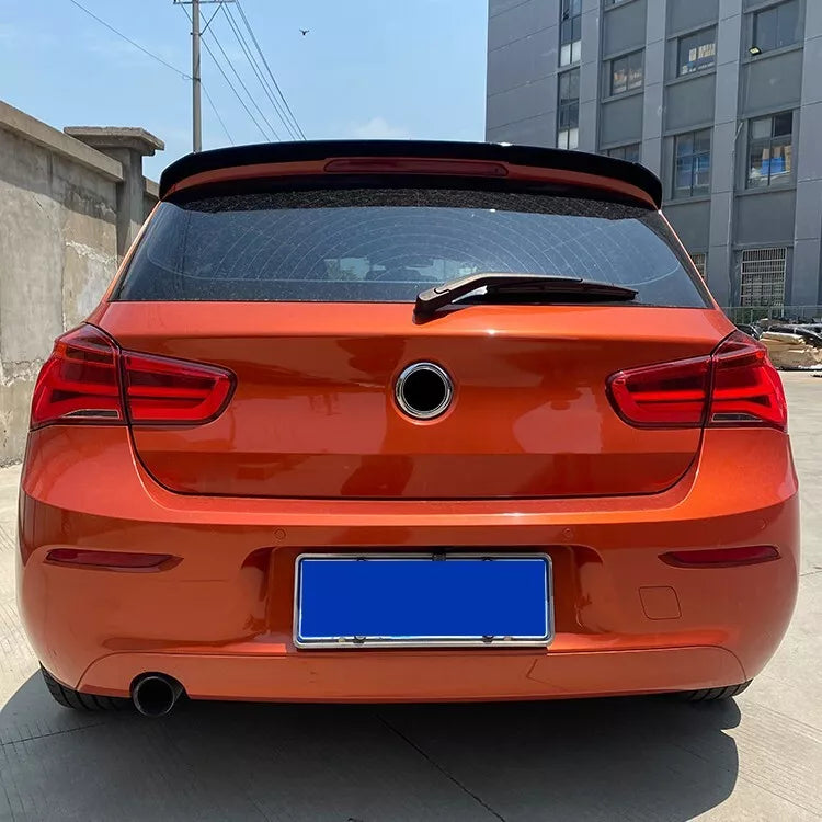 BMW 1 Series F20 2011-2018 Rear Spoiler Glossy Black ABS Plastic AutoVision