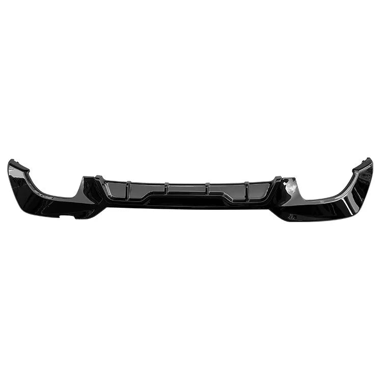 Rear Bumper Diffuser Lip For BMW 3 Series G20 2020 Glossy Black ABS Plastic AutoVision