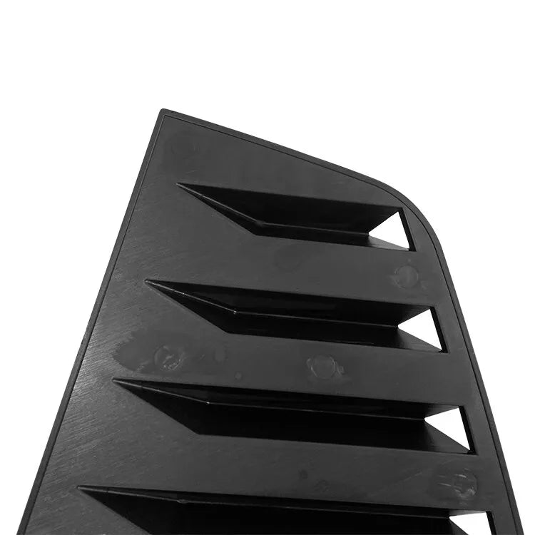Golf 6 Rear Window Louver Cover Trim Glossy Black ABS Plastic AutoVision