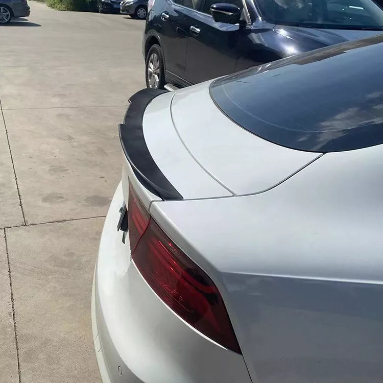 Rear Spoiler Audi A7 2012-2018 Glossy Black ABS Plastic AutoVision