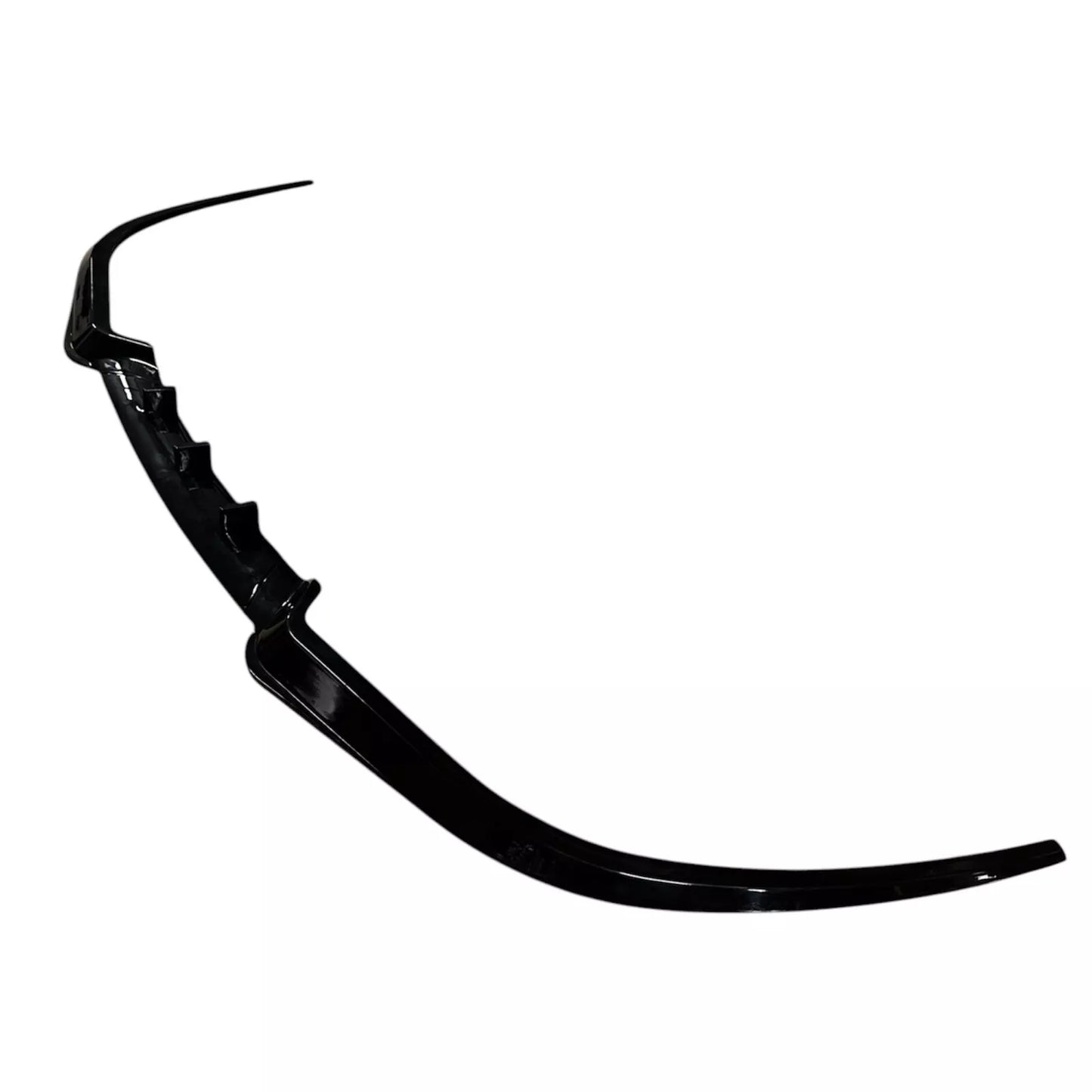 Universal Front Lip 3 Parts Bumper Compatible With All Cars Glossy Black Color