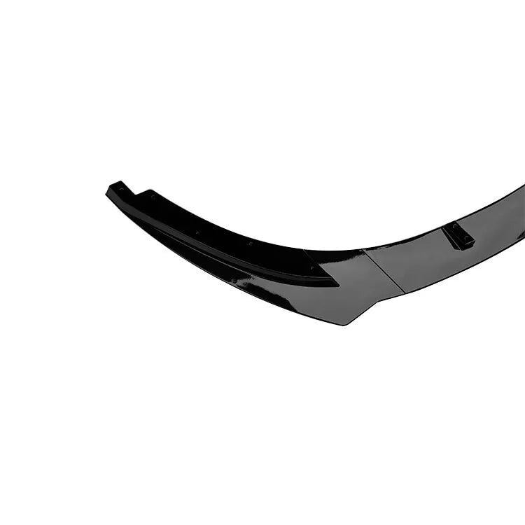 Front Lip Three Parts Golf 5 GTI Retrofitting Type Glossy Black ABS Plastic AutoVision