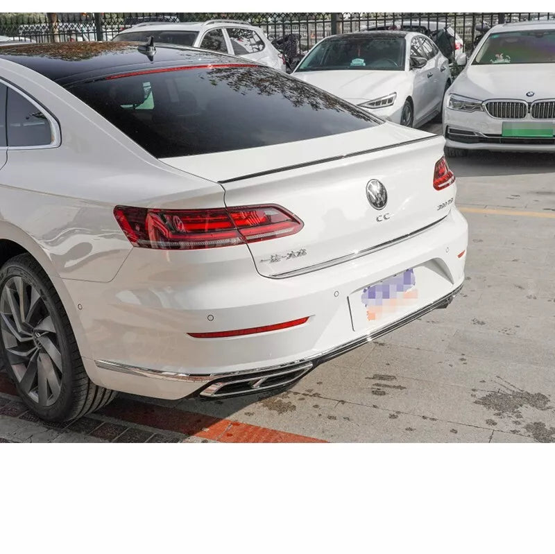 Rear spoiler CC 2019 glossy black ABS plastic AutoVision