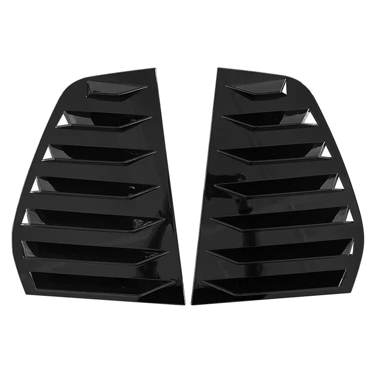 Golf 5 GTI Rear Window Louver Cover Trim Glossy Black ABS Plastic AutoVision