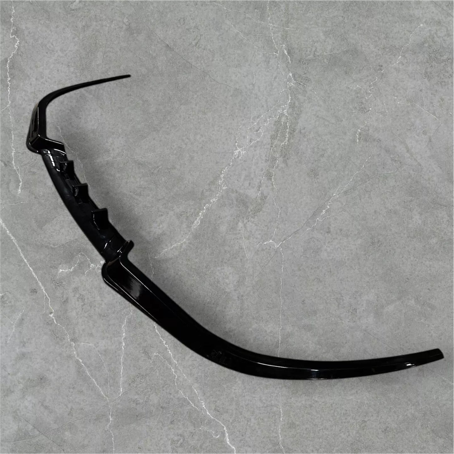 Universal Front Lip 3 Parts Bumper Compatible With All Cars Glossy Black Color