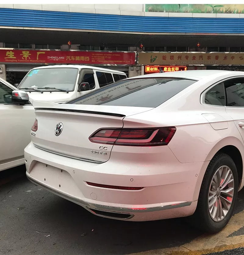 Rear spoiler CC 2019 glossy black ABS plastic AutoVision