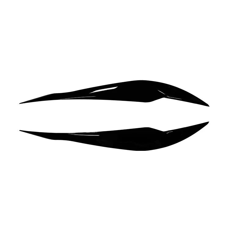 Light Brow For 2012-2018 BMW 3 Series F30 Headlight Cover Eyelid Trim Black AutoVision