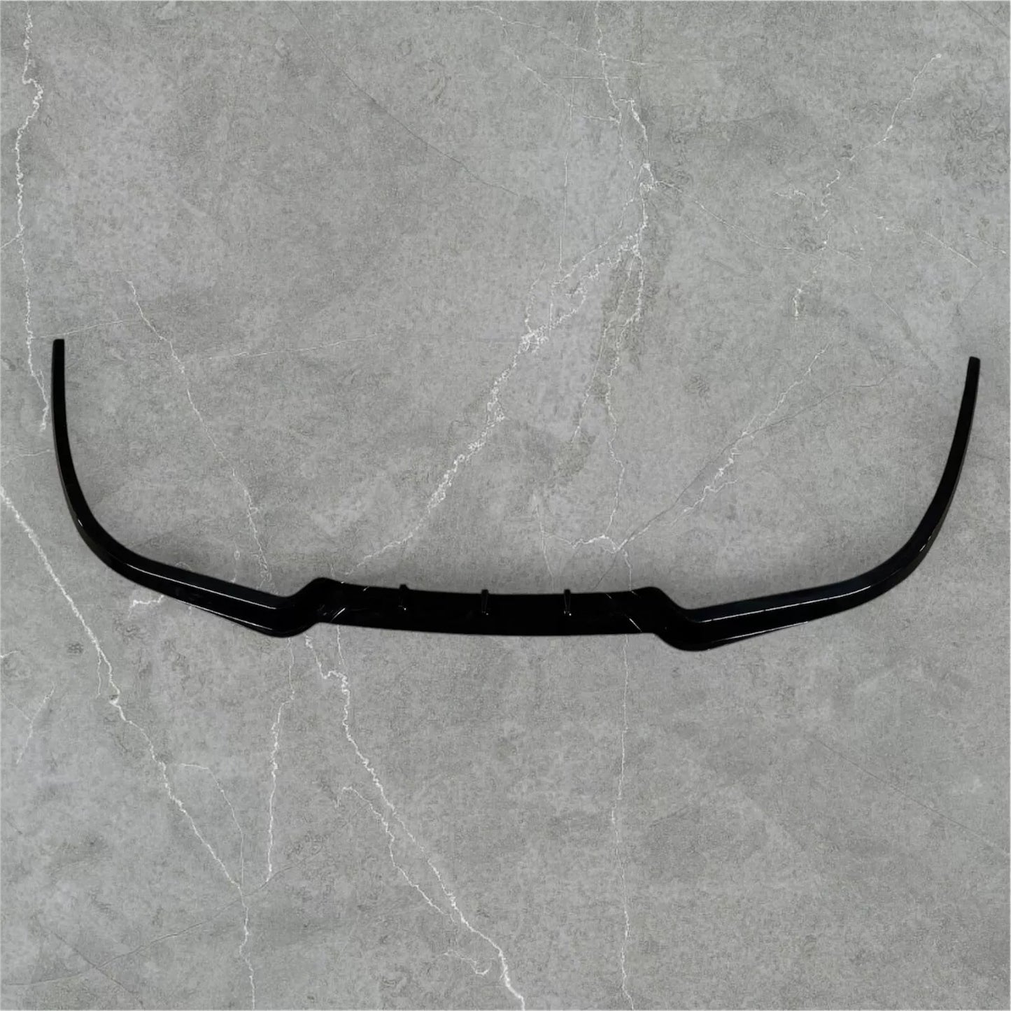 Universal Front Lip 3 Parts Bumper Compatible With All Cars Glossy Black Color