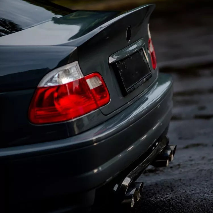 BMW 3 Series E46 1998-2006 CSL Style Injection Molding Large Spoiler Glossy Black