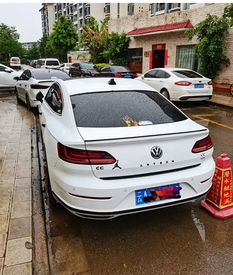 Rear spoiler CC 2019 glossy black ABS plastic AutoVision