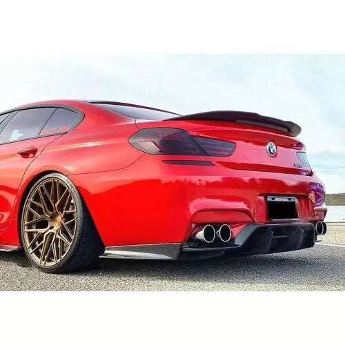 Rear Spoiler BMW 6 Series F13 Coupe PSM Style 2011-2018 Glossy Black ABS Plastic AutoVision