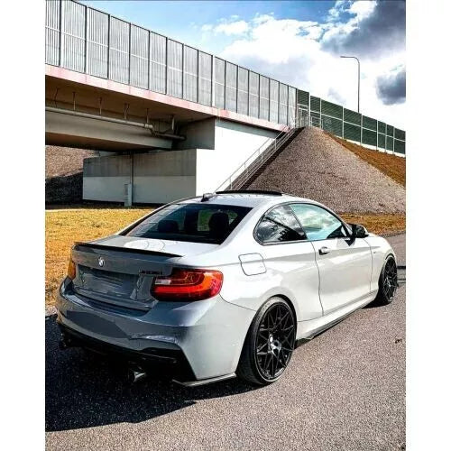 BMW 2 Series F22 Coupe M4 Style 2014-2021 Rear Spoiler Glossy Black AutoVision