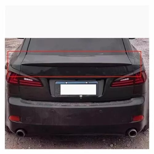 Lexus IS 2005-2012 Rear Spoiler Glossy Black ABS Plastic AutoVision