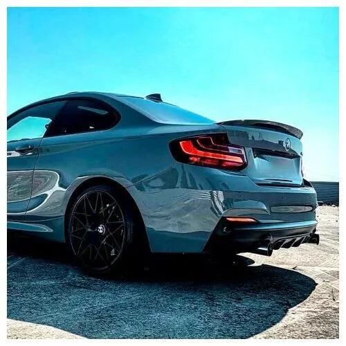 BMW 2 Series F22 Coupe M4 Style 2014-2021 Rear Spoiler Glossy Black AutoVision