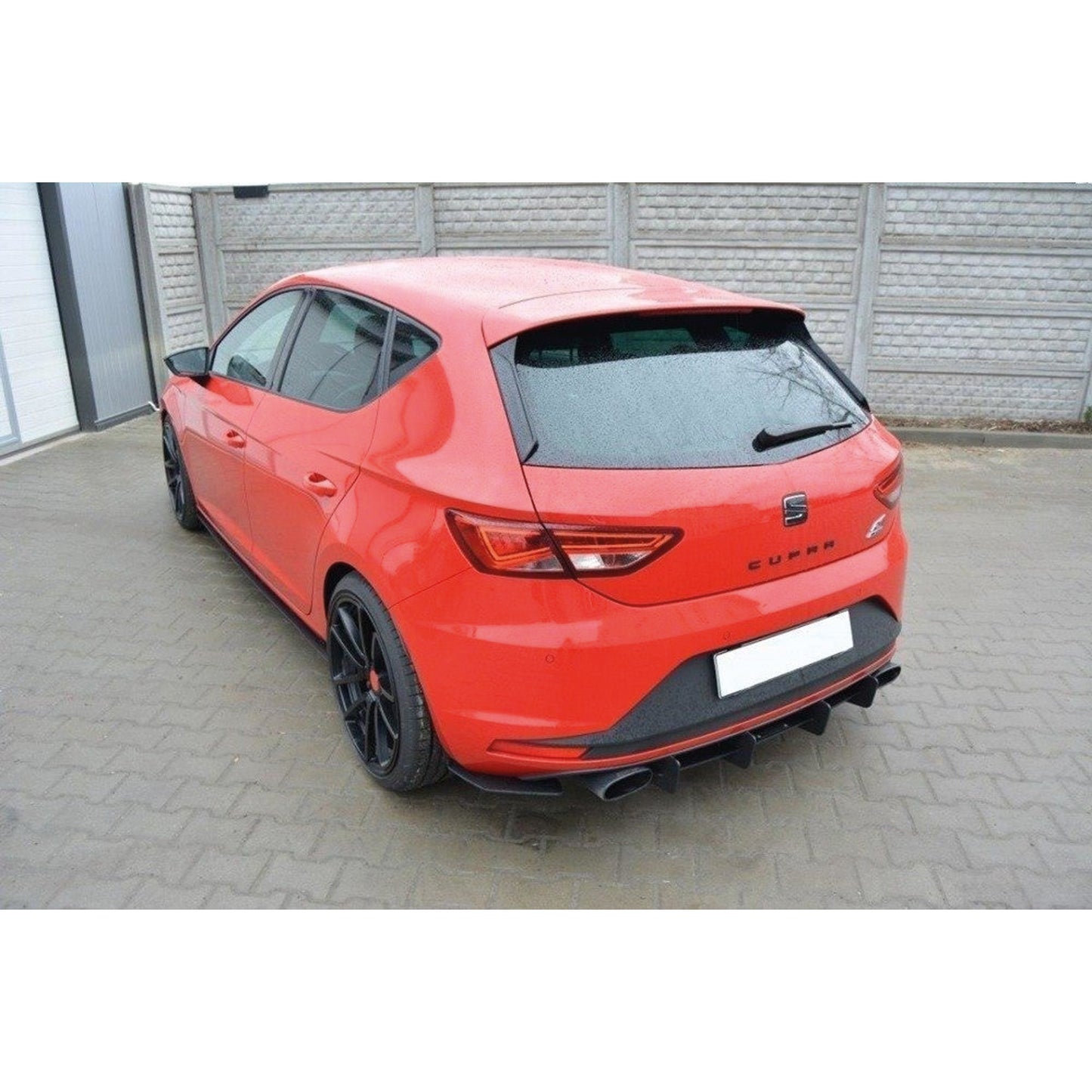 Rear Diffuser for Leon MK3 Cupra 2012-2016 Custom Style Car Styling Body Kit Rear Spoiler Splitter
