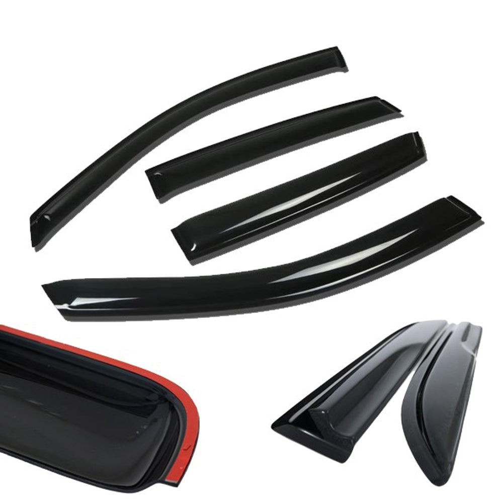 AutoVision Window Visor for Opel Vauxhall Corsa D 2006 2014 Window Wind Deflector Rain Guard Visor Awnings Accessories