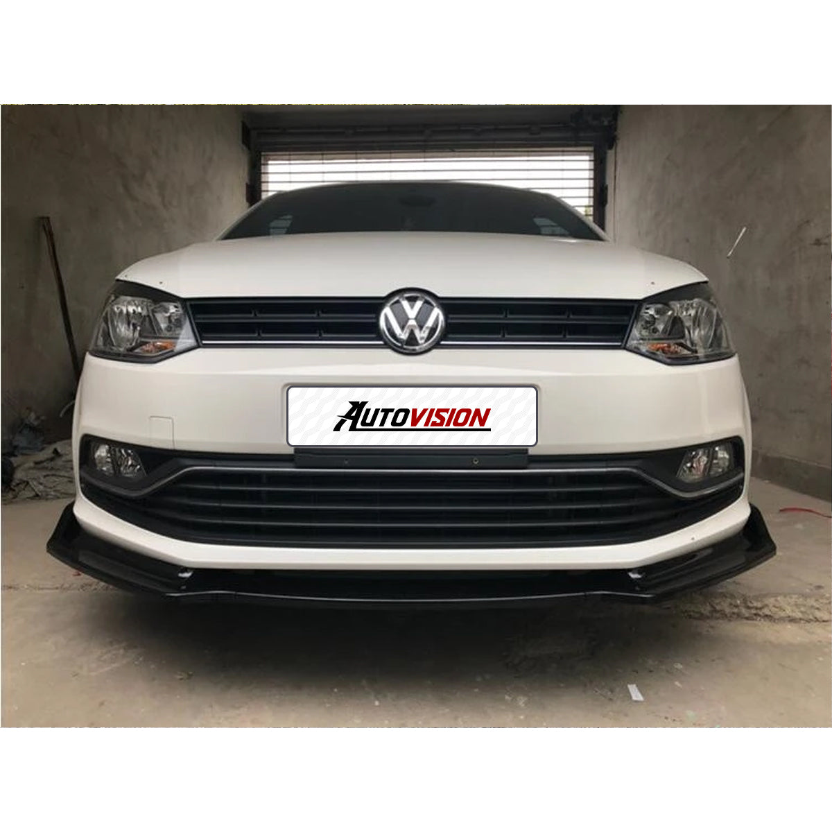 For Volkswagen VW Polo 2009-2017 3Pcs Front Bumper Lip All Cars Universal Model AutoVision