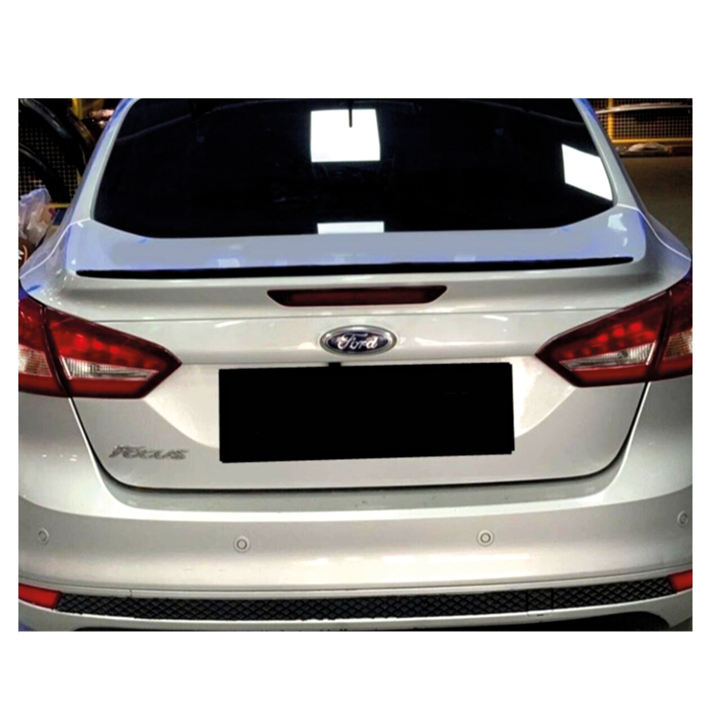 Aileron arrière pour Ford Focus 3/4 SD 2011 2017 en plastique dur ABS