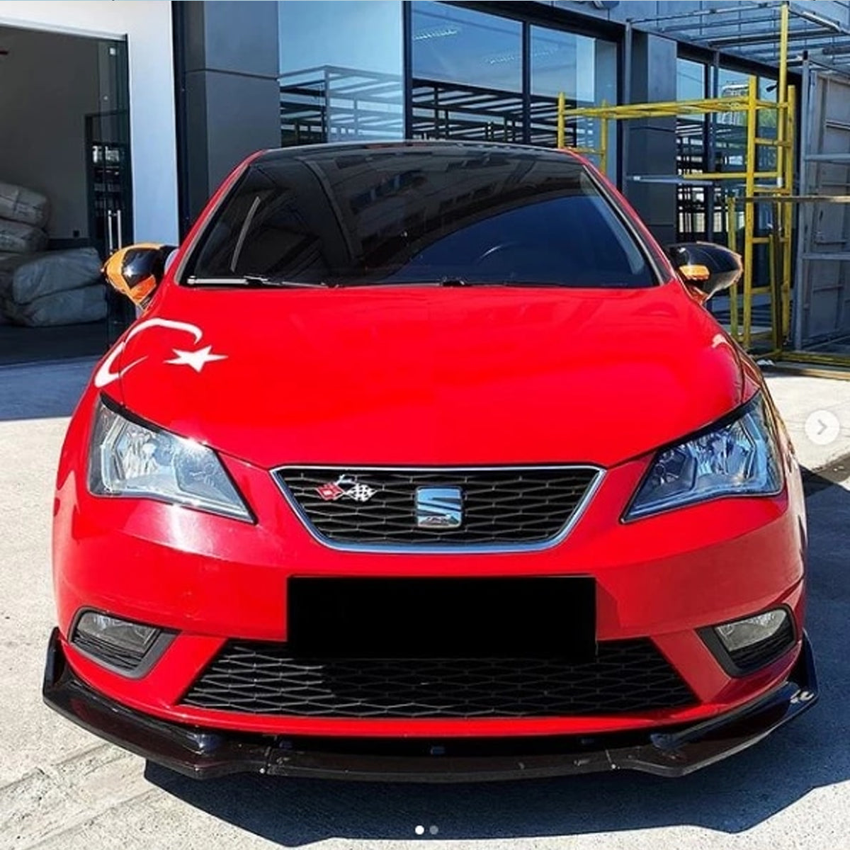 For Volkswagen VW Polo 2009-2017 3Pcs Front Bumper Lip All Cars Universal Model AutoVision
