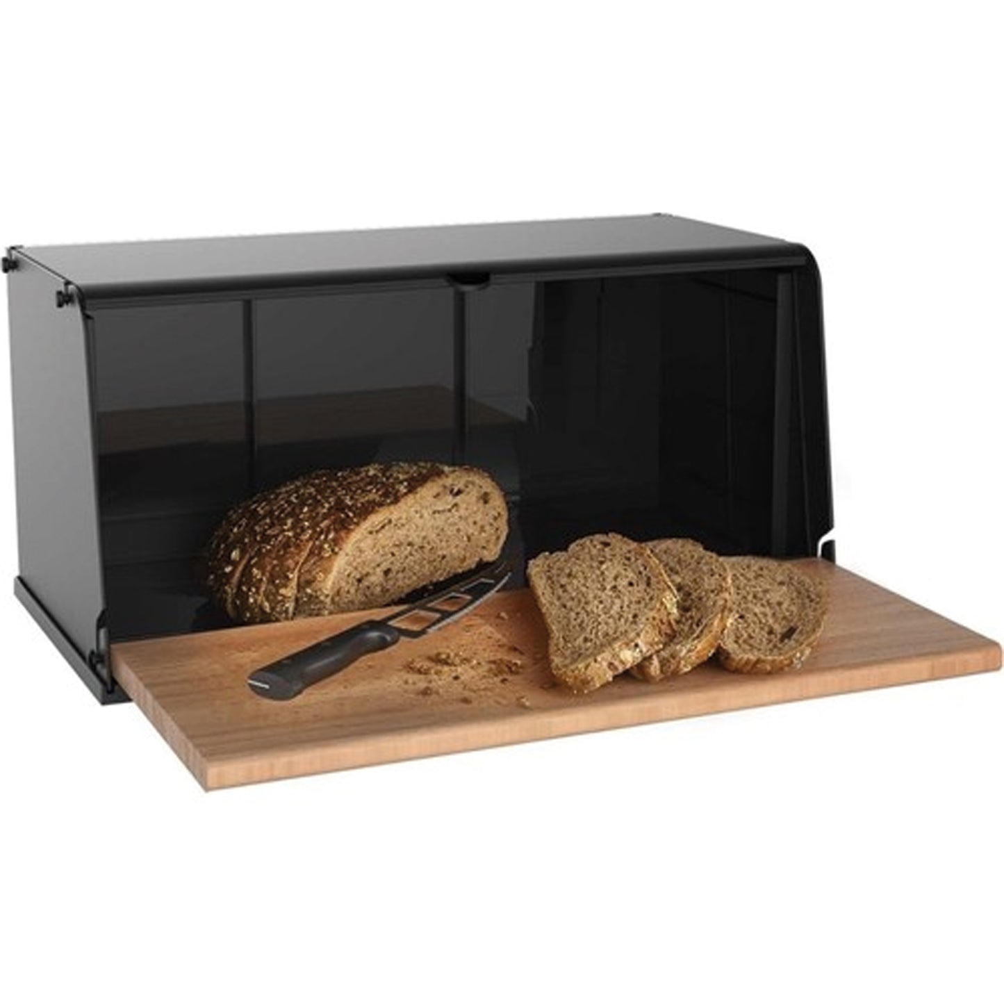 Foldable Wooden Cover Bread Box STO-6652